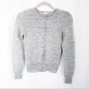 J Crew Gray Cardigan